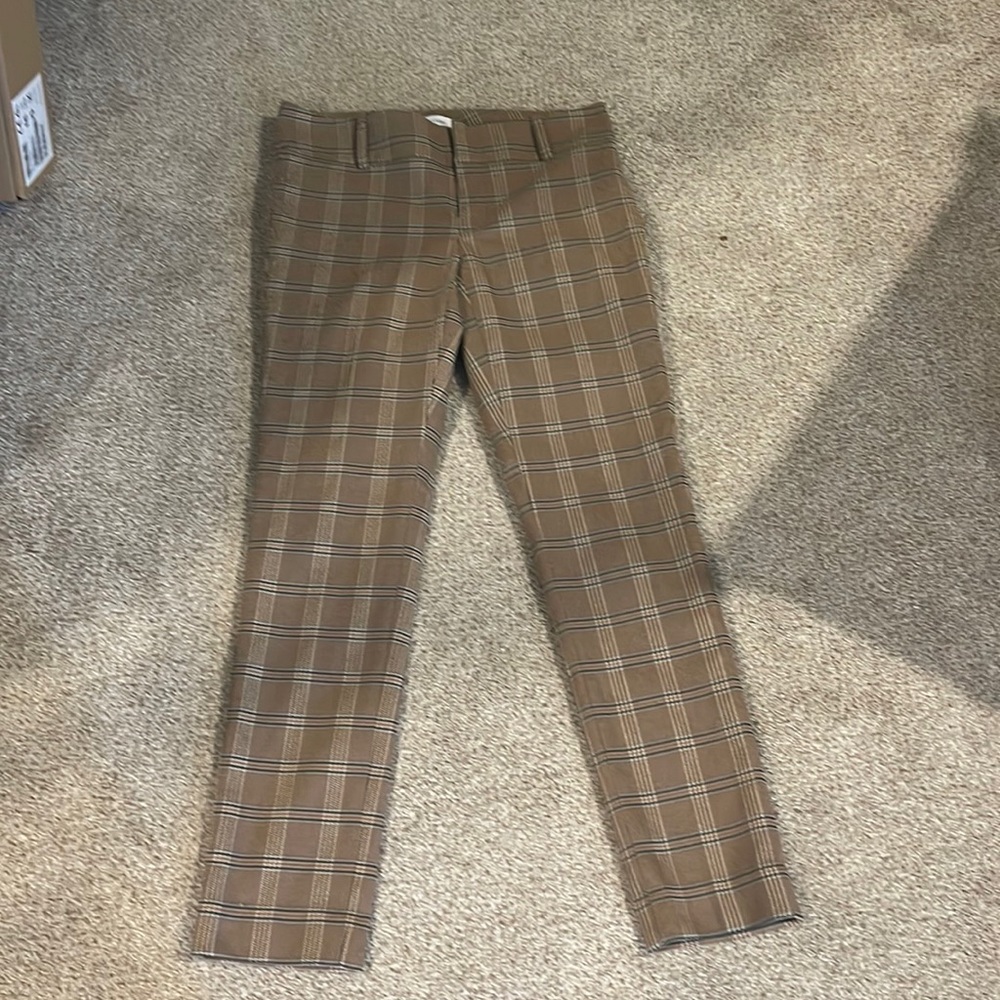 Plad brown black and cream pants from Calvin Klein